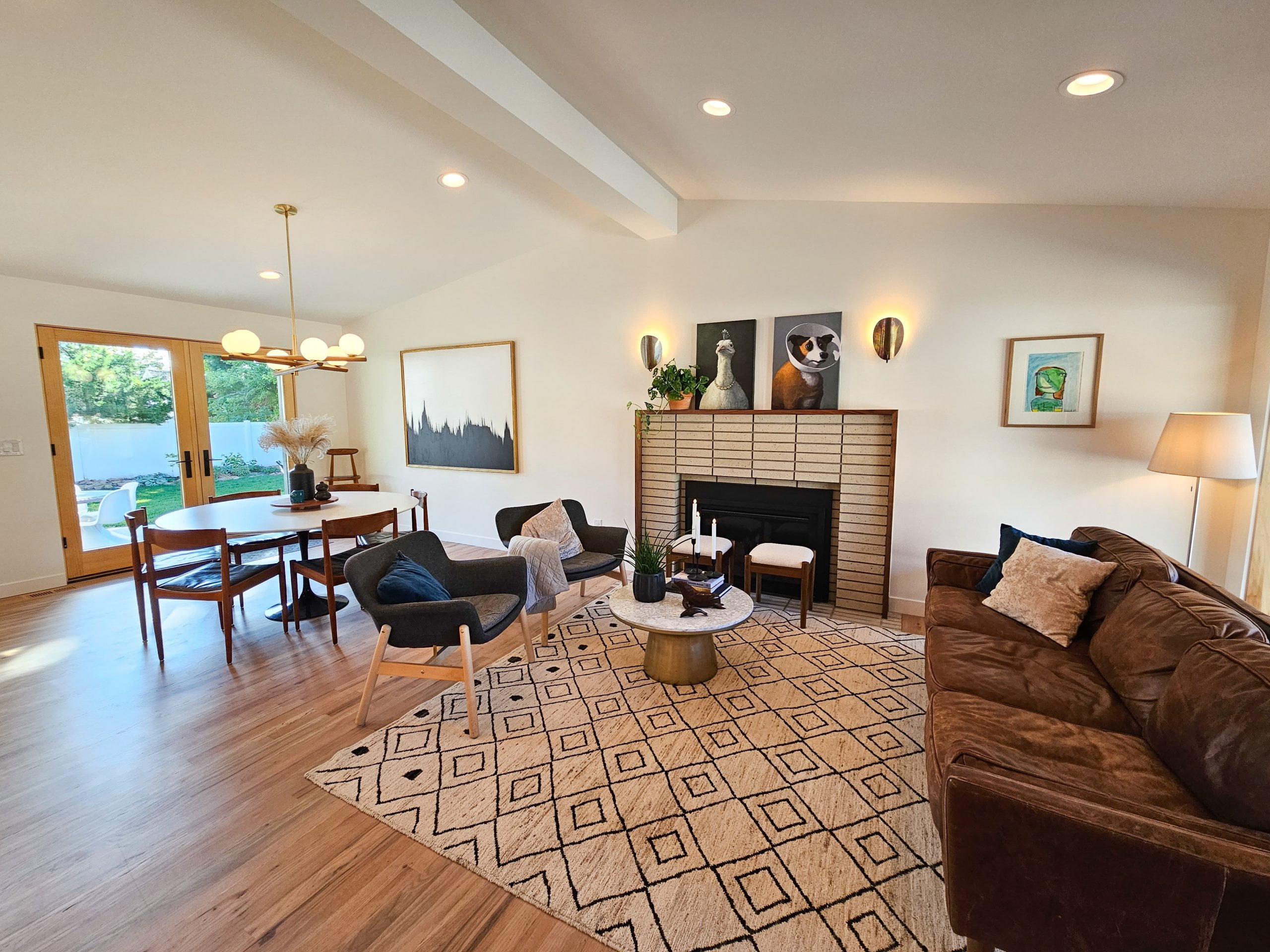 Millcreek Mid-Century Living Room