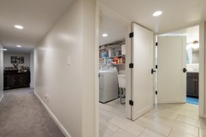 After, Interior, Laundry Room, BAsement Remodels, Bungalow Home | Renovation Design Group
