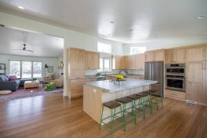 Kitchen ideas for a split level interior home renovation