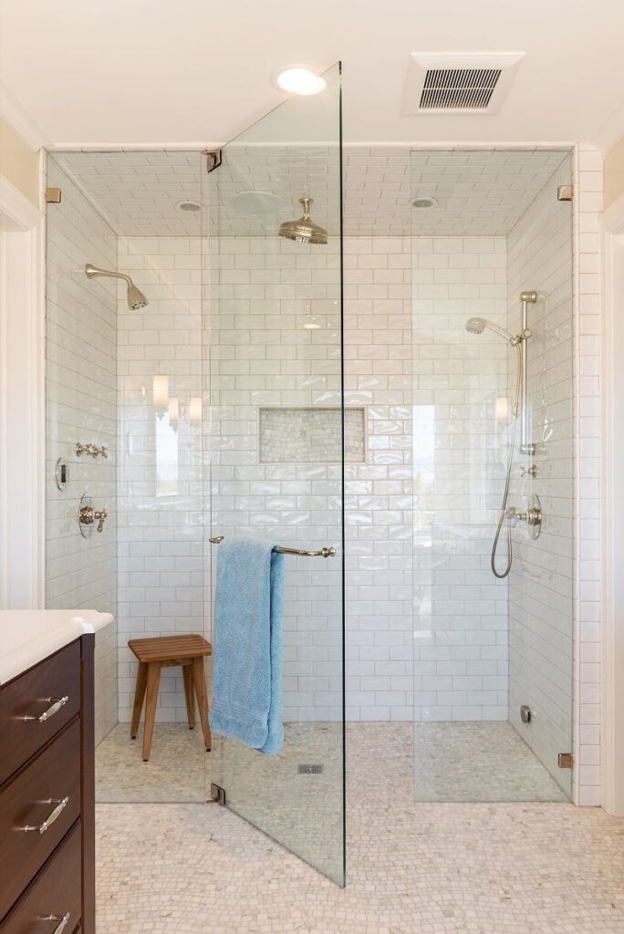 Large stand up shower