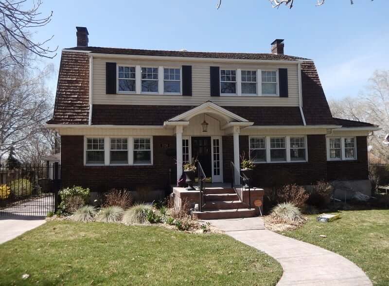 Before a renovation on a Colonial Style home