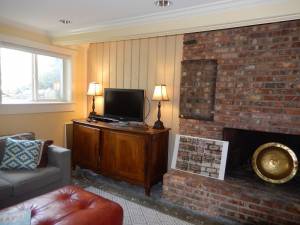 Before image of renovated family Room |Renovation Design Group