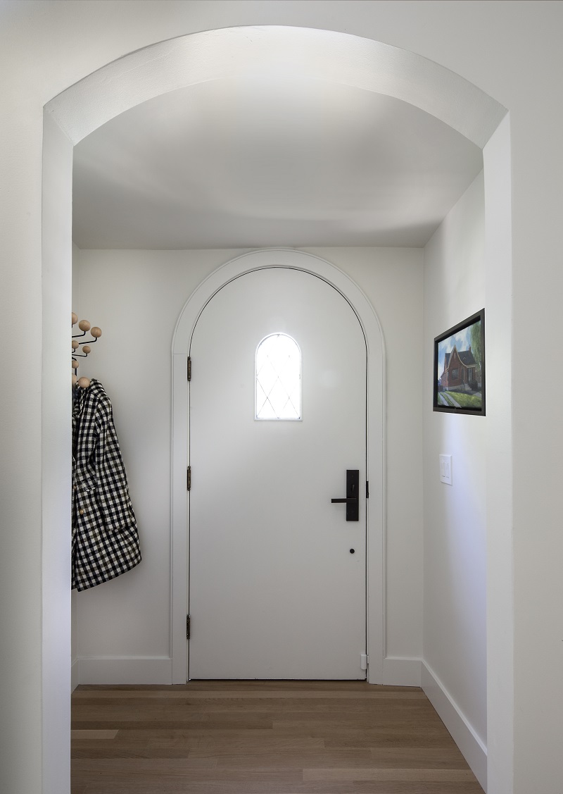 Interior Front Entry Arch Renovation Design Group