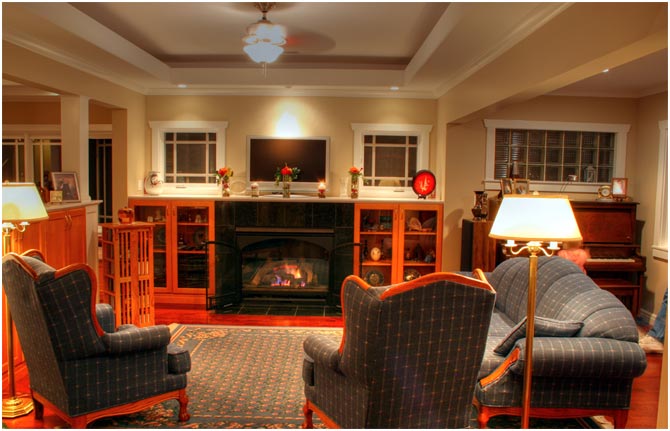 Great Room Traditional Style Bungalow Home | Renovation Design Group