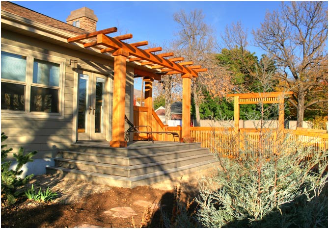 Outdoor spaces back of home exterior | Renovation Design Group