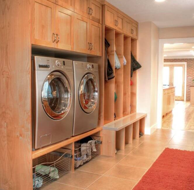 Laundry Laundry, Mudroom, & Home Office | Renovation Design Group