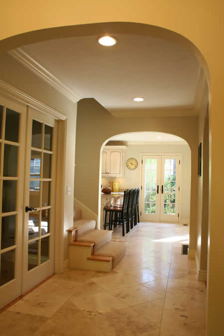 Beautiful Interior view of entry in tudor home | Renovation Design Group