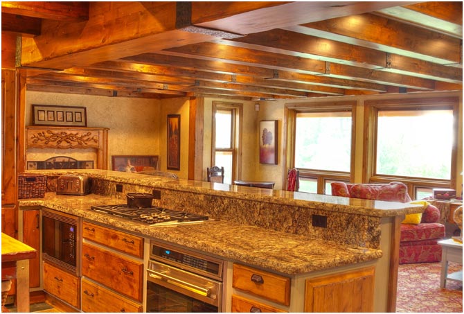 Timber beam Kitchen Great Room Addition | Renovation Design Group