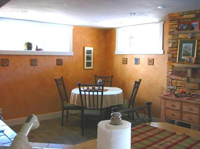 Small Dining Room Remodel in Basement | Renovation Design Group