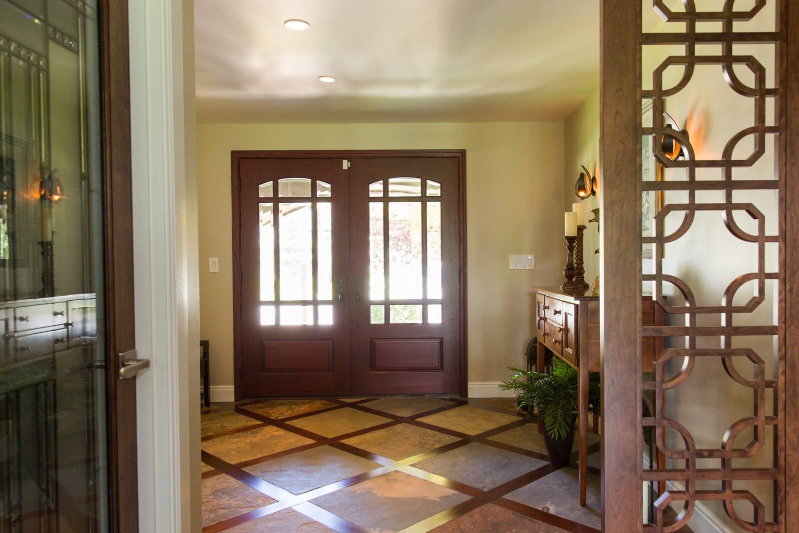 Cottonwood Club Split Level Interior Front Door Entry Remodel by Renovation Design Group