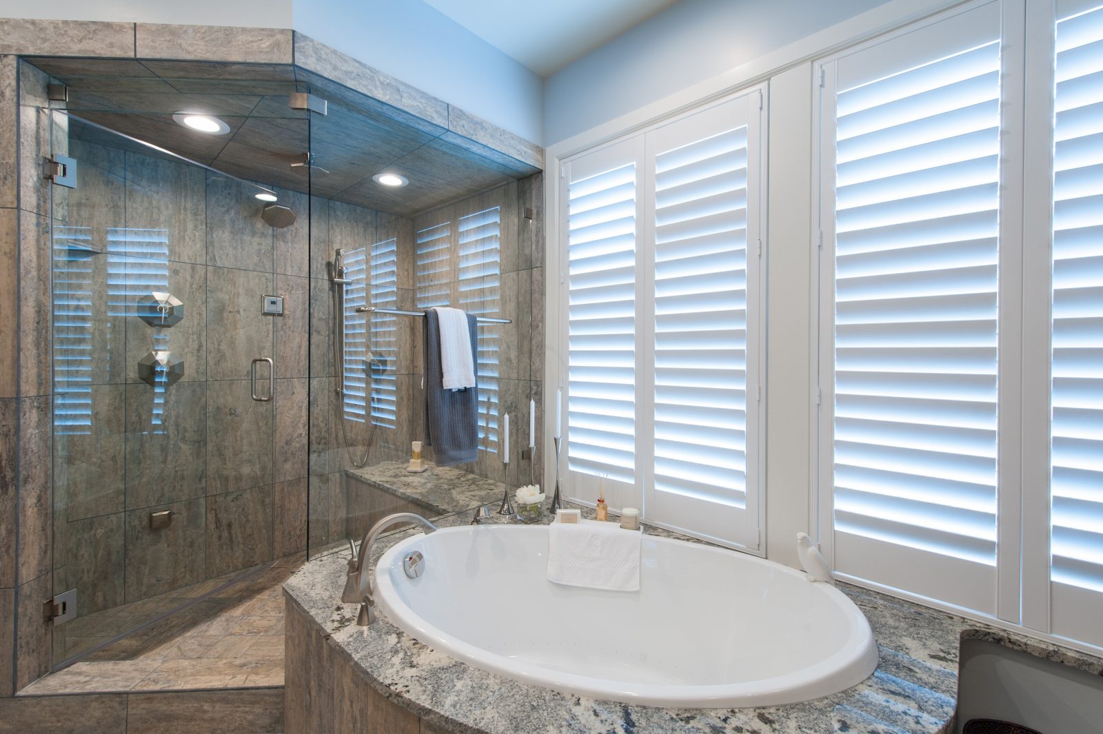 Briarcreek Contemporary, Interior Main Master Bath Remodel by Renovation Design