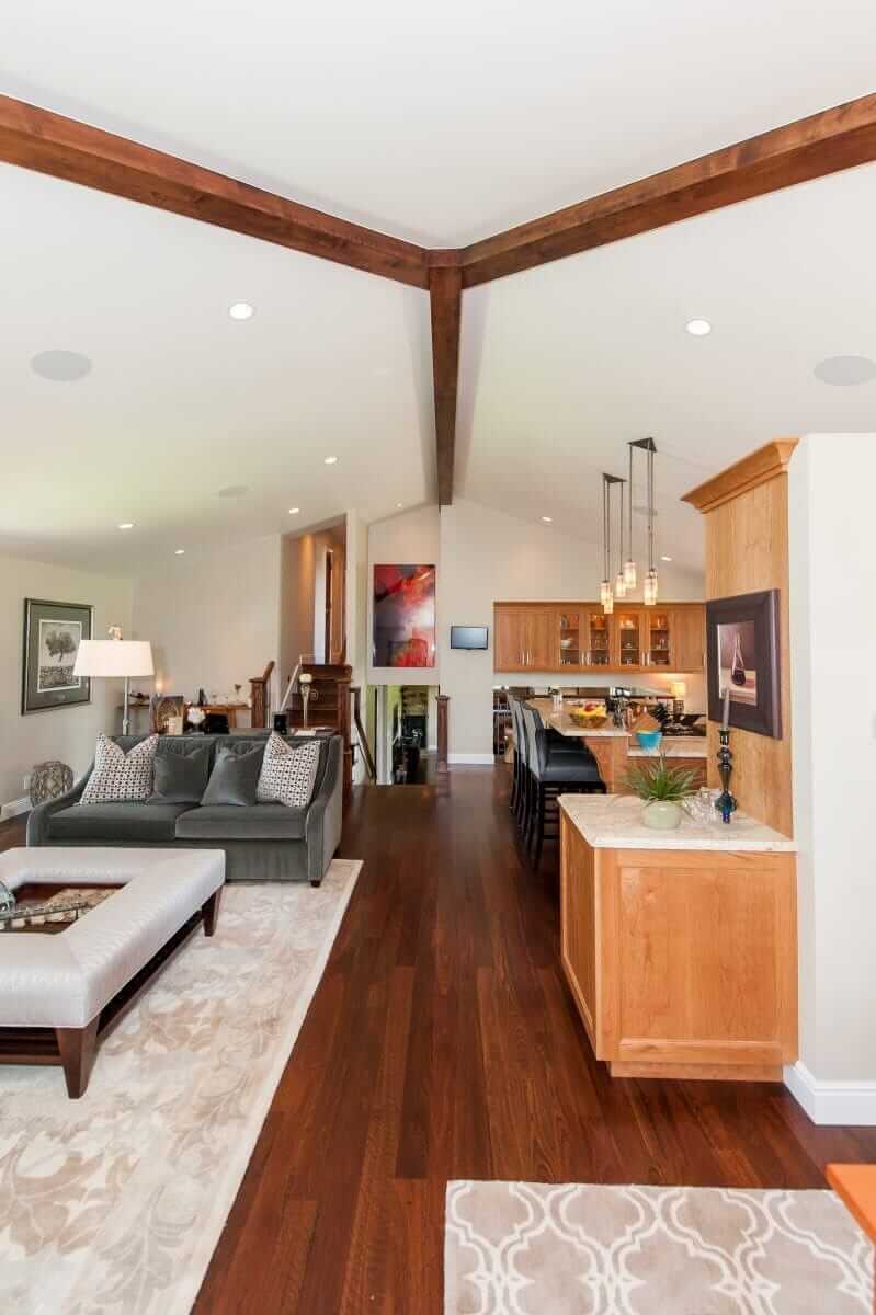 Cottonwood Club Split Level Interior Great Room Renovation by Renovation Design Group