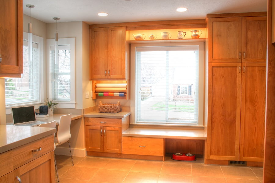 Laundry, Mudroom, & Home Office Contemporary Kitchen Remodel | Renovation Design Group