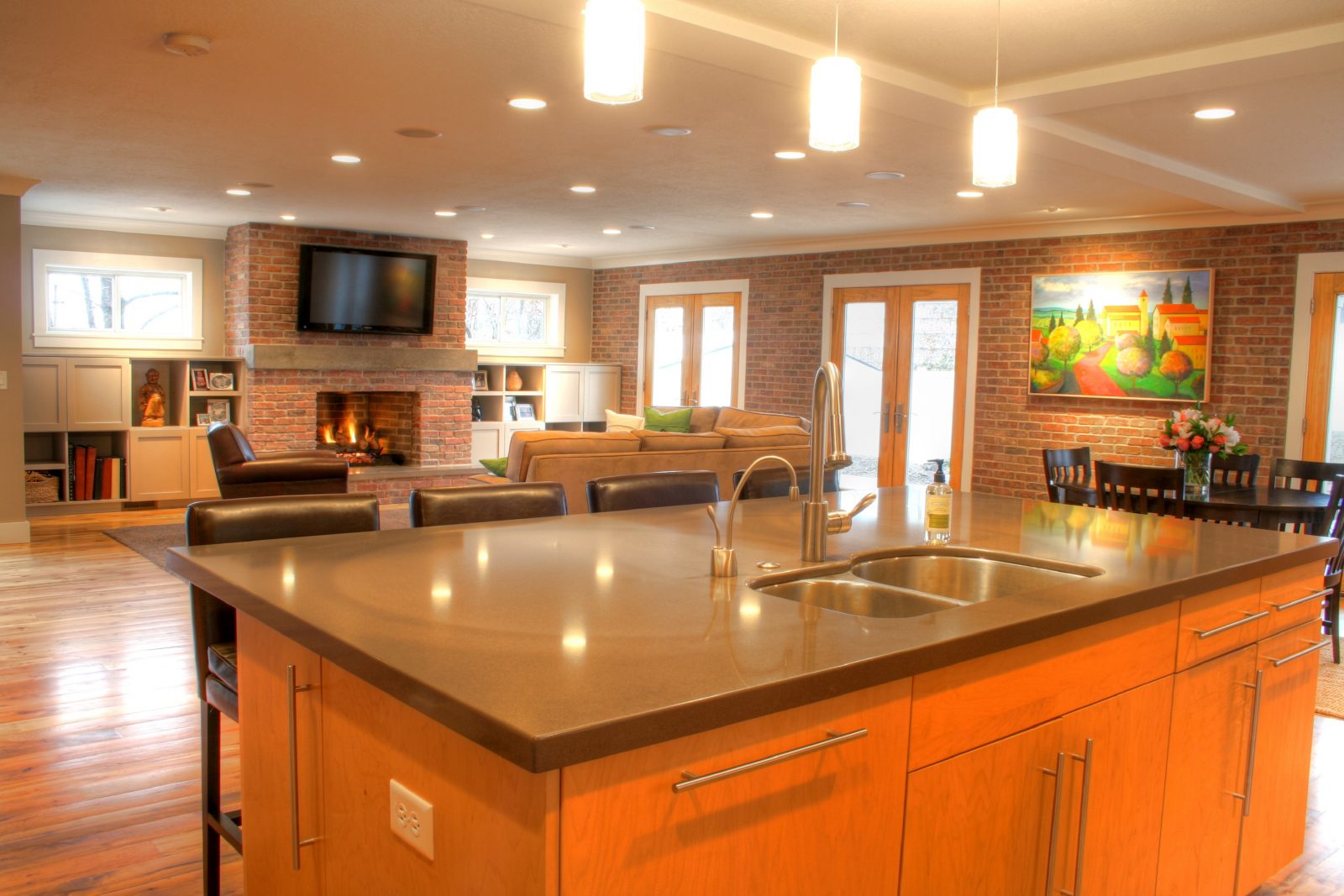 Contemporary Kitchen Remodel Modern Great Room Design Modern Great Room Design | Renovation Design Group