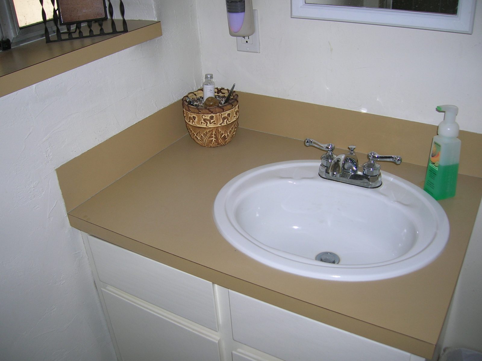 Before Small bathroom remodel Cottage Home | Renovation Design Group