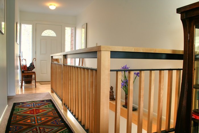 second story addition modern stairs | Renovation Design Group