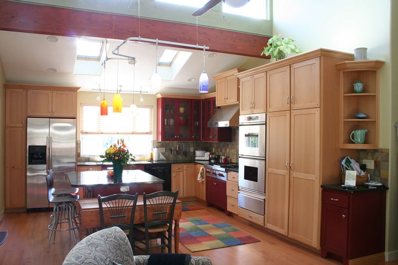 Colorful Kitchen Modern Colorful Kitchen remodel Modern Kitchen Remodel | Renovation Design Group