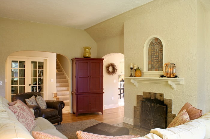 Tudor Home Living Room | Renovation Design Group