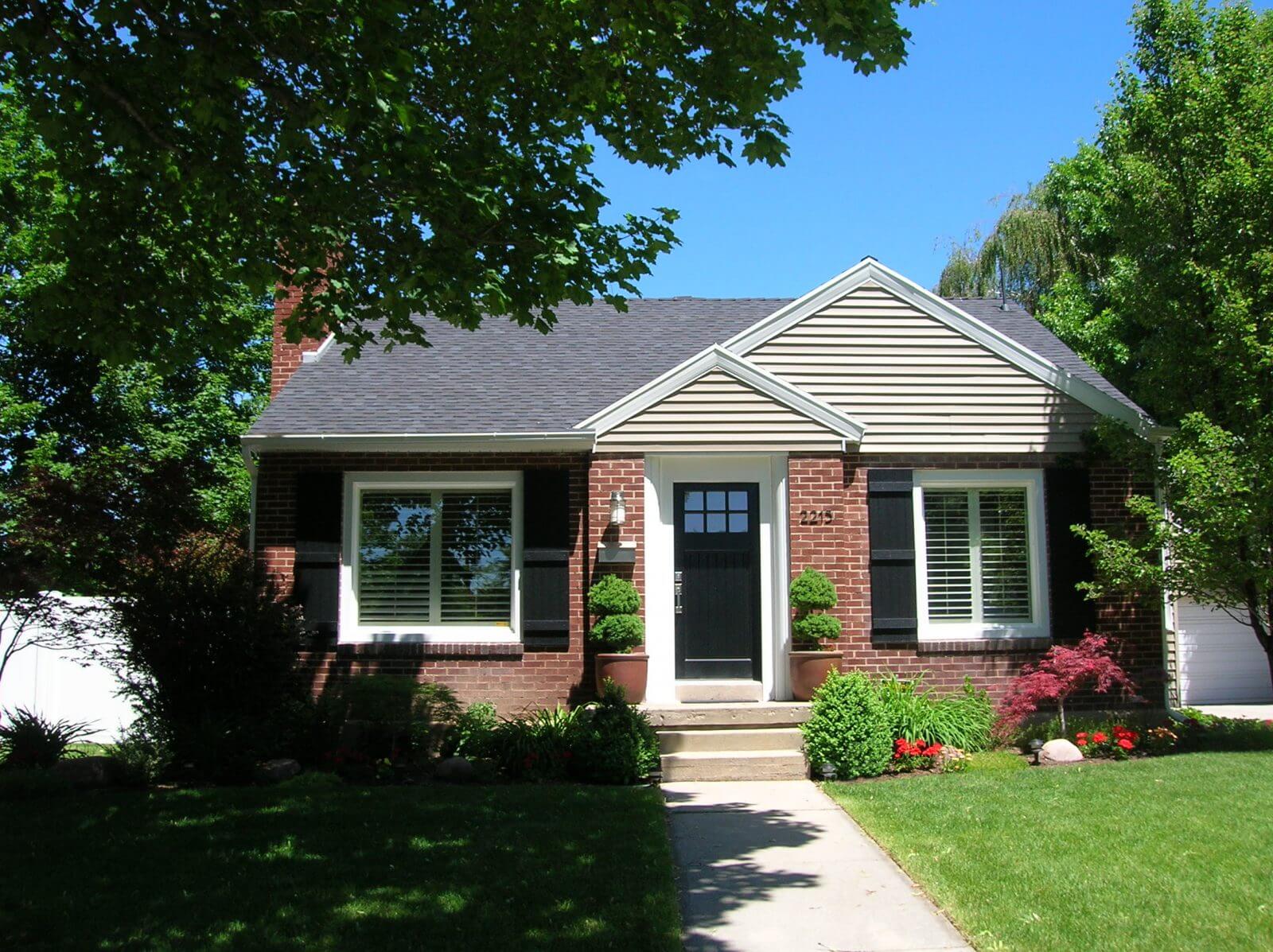 Before Cape Exterior Remodel | Renovation Design Group