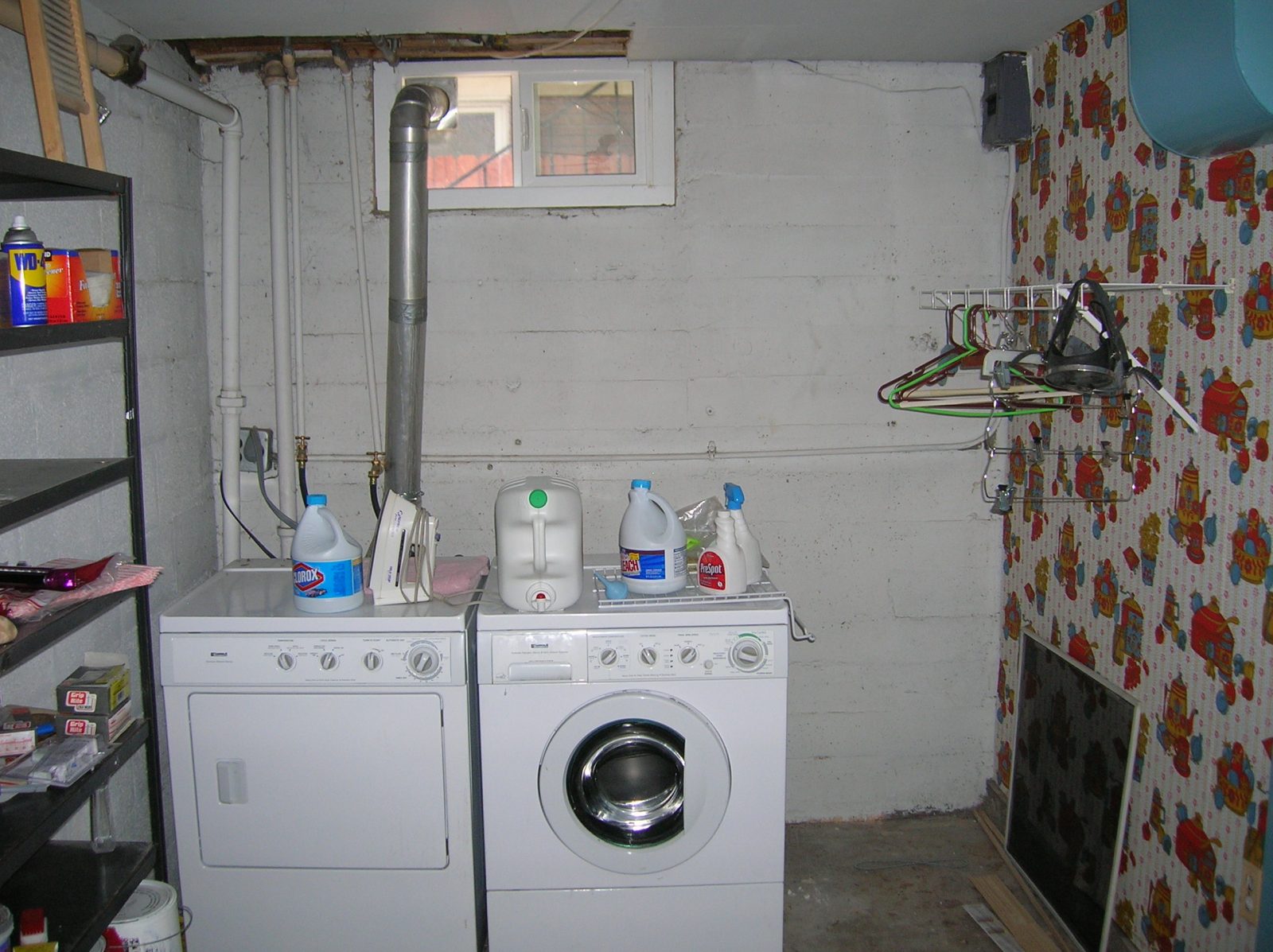 Before Mudroom basement Laundry | Renovation Design Group