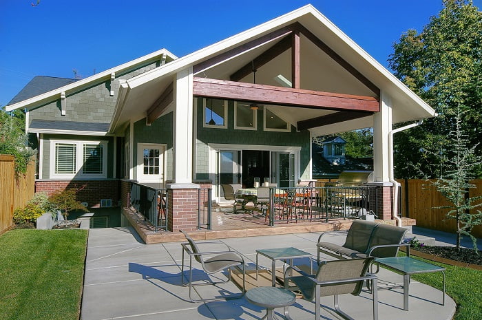 Back Patio Exterior Patio Remodel | Renovation Design Group