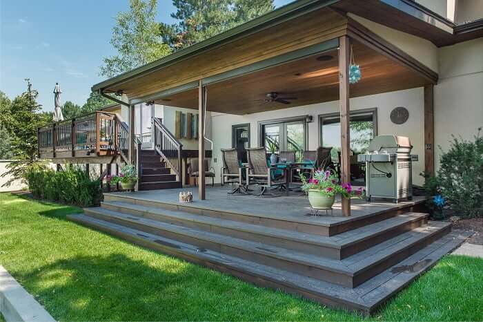 Cottonwood Split Level Patio