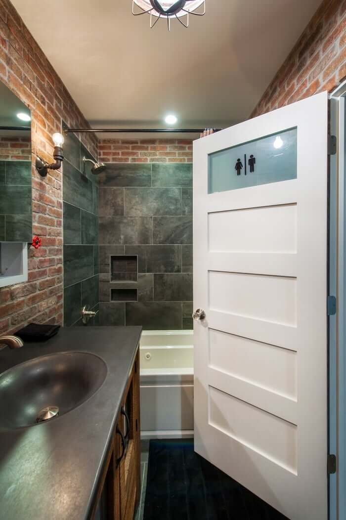 After_Interior Remodel_Bathroom_Industrial Bathroom | Renovation Design Group