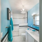 After_Interior Renovation_Blue Bathroom_Master Contemporary | Renovation Design Group