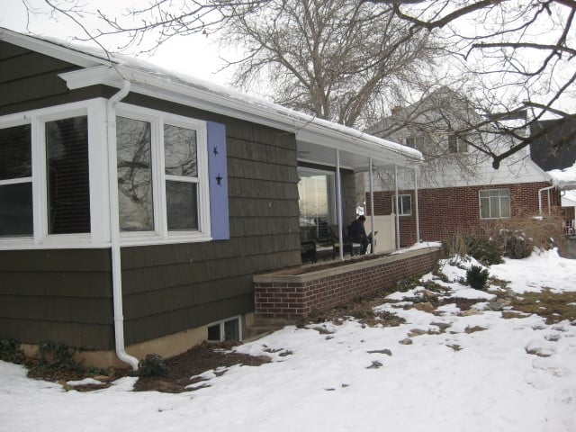 Before Existing Exterior 1940's Home | Renovation Design Group