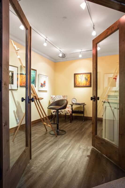 After Home Office Art Studio | Renovation Design Group