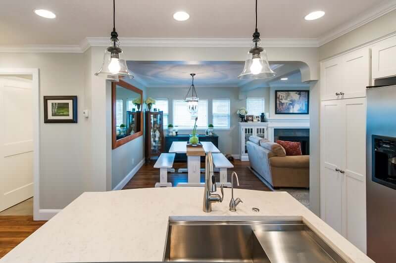 All White Sleek Kitchen Design and remodels | Renovation Design Group