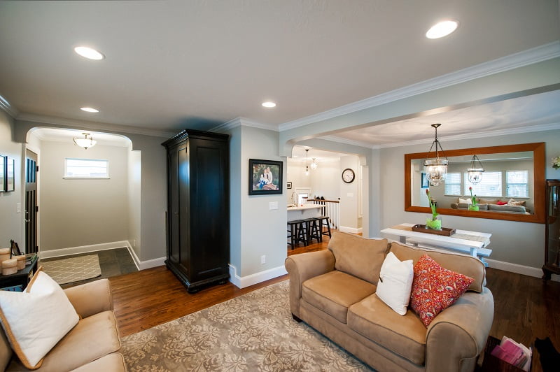 After_Interior Renovation_Family Room Remodel_Bungalow Style Home Remodel | Renovation Design Group