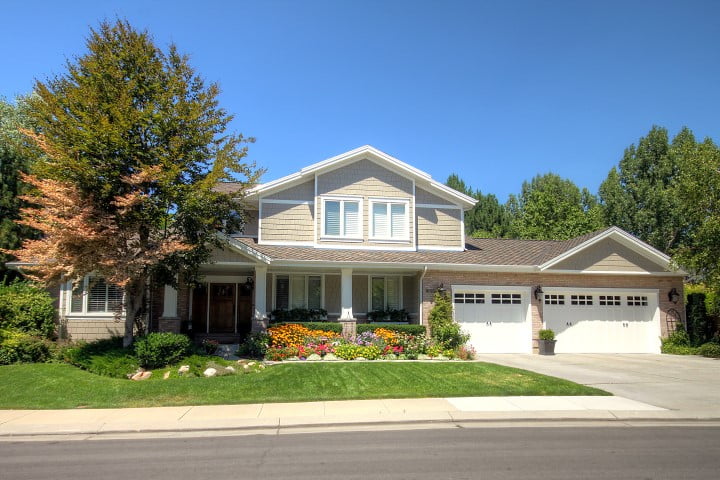 After_Exterior Remodel_Curb Appeal_Front Porch_Garage_1980s | Renovation Design Group