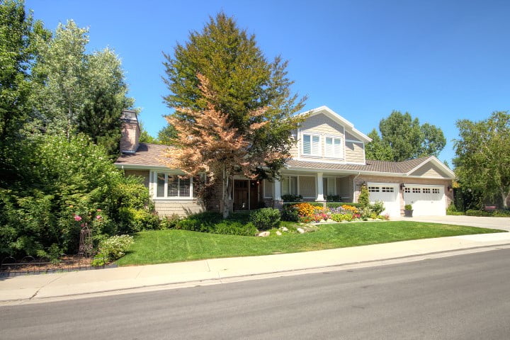 After_Exterior Remodel_Curb Appeal_Front Porch_Garage_1980s_| Renovation Design Group