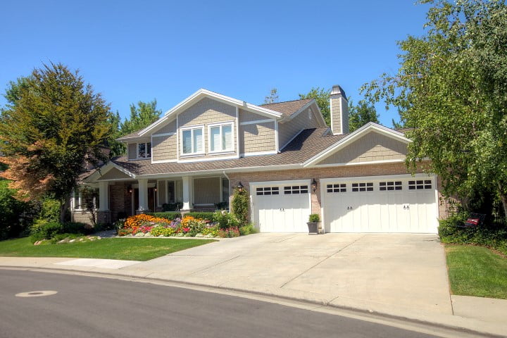 After_Exterior Remodel_Curb Appeal_Front Porch_Garage_1980s | Renovation Design Group