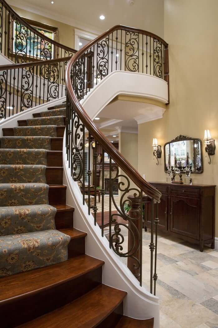 After_Interior_Spiral Staircase_Renovation Design Group | Renovation Design Group