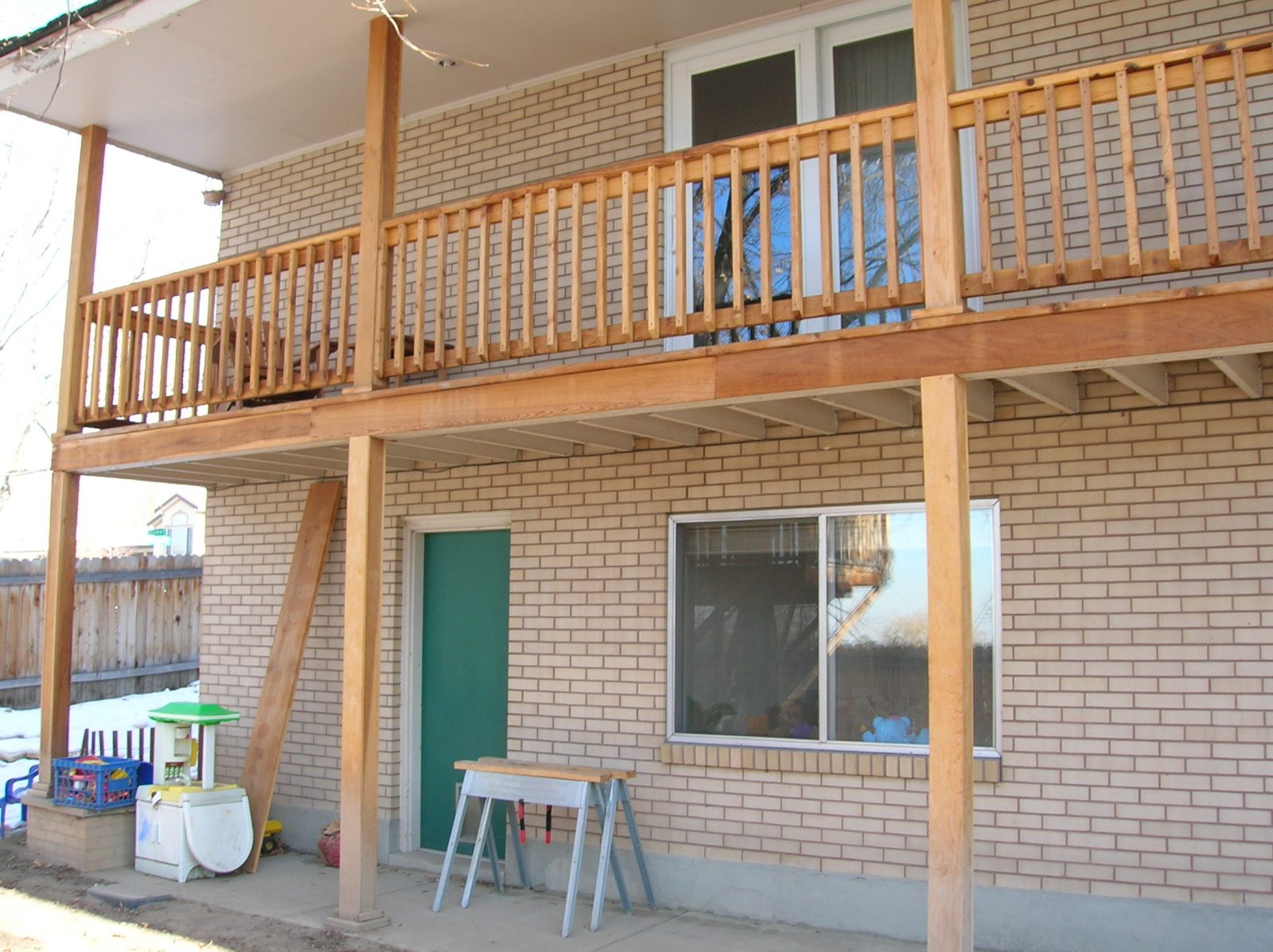 Before_Exterior Renovation_Back Deck_Rambler Exterior Remodel Ideas | Renovation Design Group