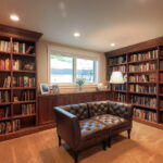 After Whole House Renovation Library Remodel | Renovation Design Group