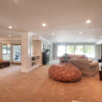 After Whole House Renovation Basement Remodel Natural Light Open Space | Renovation Design Group