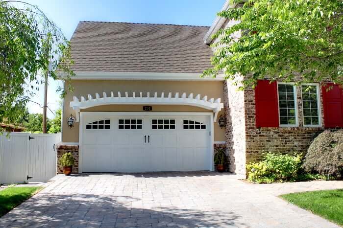 After_Exterior Remodel_Garage Doors_1980's Home Upgrade | Renovation Design Group