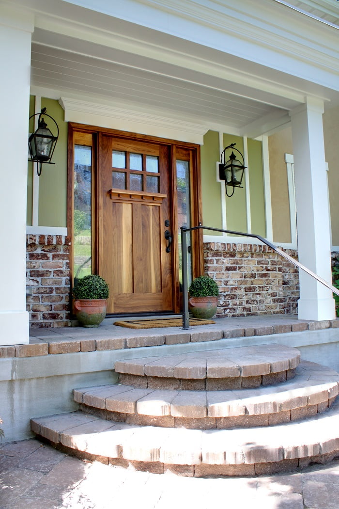 After_Front Entrance Renovation_Brick Steps_Home Renovation Front | Renovation Design Group