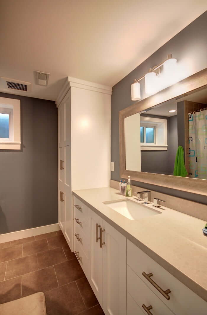 Retrofit Basement Bathroom