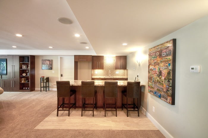 After Whole House Renovation Basement Remodel | Renovation Design Group