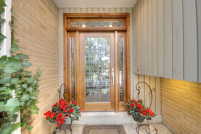 After Exterior Renovation Front Porch Design 1970 Style Home in Milcreek Utah | Renovation Design Group
