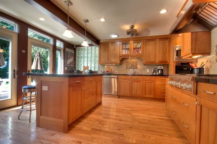 After Interior Remodel Modern Kitchen Renovation 1970's Home Remodel in Milcreek Utah | Renovation Design Group