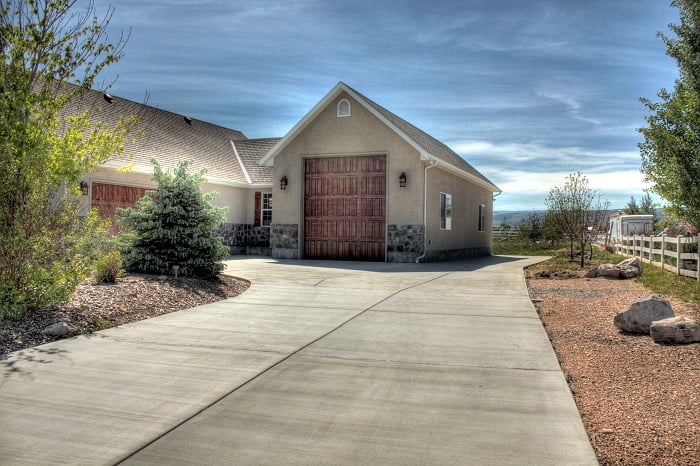 After_Exterior Renovation_Garage Addition_1980's Style home | renovation Design Group