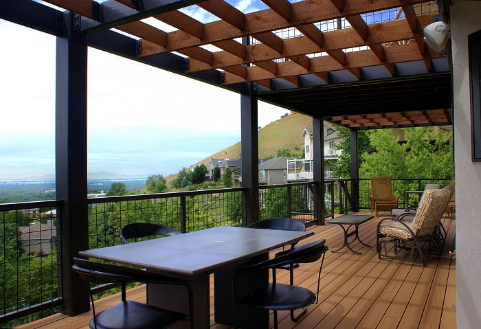 Salt Lake City Utah home remodel. Contemporary Outdoor Spaces Deck and Porch | Renovation Design Group