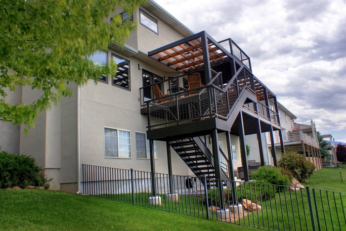Salt Lake City Utah home remodel. Contemporary Outdoor Spaces Deck and Porch | Renovation Design Group