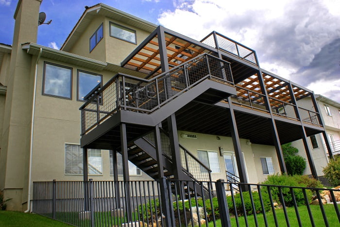 Salt Lake City Utah home remodel. Contemporary Outdoor Spaces Deck and Porch | Renovation Design Group