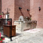 After Exterior Remodel Custom Grill Federalist Style | Renovation Design Group